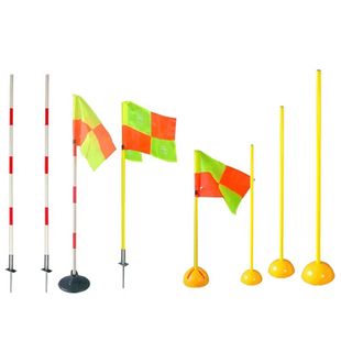 标志杆红白绕杆子跑篮球足球体能训练障碍杆卡扣底座中考体育器材