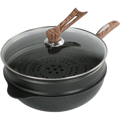 韩国电磁炉麦饭石不粘锅燃气锅