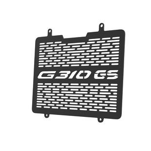 适用宝马G310GS G310R改装水箱网保护罩散热器防护网挡砂泥板配件