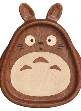 乌檀木龙猫造型收纳托盘