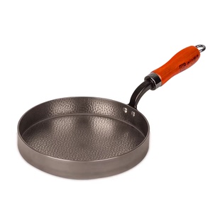 卢记钛锅纯钛牛排锅冷锻打平底锅早餐烙饼小煎锅无涂层不粘锅家用