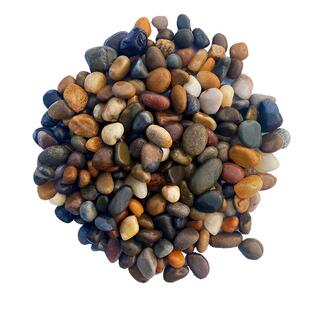 天然鹅卵石鱼缸造景底砂砂石水族箱底部石头装饰乌龟缸原生溪流石