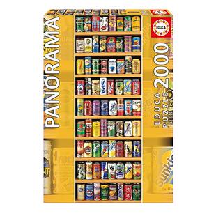 现货包邮西班牙EDUCA 汽水罐可乐罐易拉罐2000片 进口雷诺瓦拼图