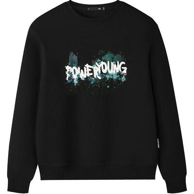 海澜之家新街潮圆领长袖卫衣男