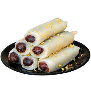 集香草上海特产桂花条头糕糯叽叽红豆糯米糕软糕点心老式小吃零食