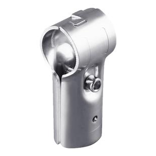 25mm不锈钢管连接件6分圆管免焊接固定件卡扣接头组装展示架配件