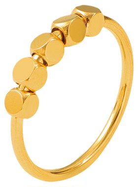 【杭州灵隐官方】方糖戒指女指环