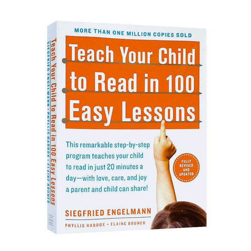 英文原版 轻松100课教会孩子阅读Teach Your Child to Read in 100 Easy Lessons英语读物阅读教学书教辅 Siegfried Engelmann