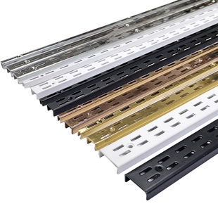 陆居上墙加厚aa柱条药店置物架服装店五金货架陈列展示架支架立柱