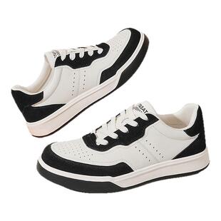 星期六男鞋2025新款秋季透气休闲板鞋男士百搭运动鞋厚底小白鞋子