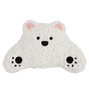 汽车头枕护颈枕一对软萌毛绒可爱小熊车载座椅靠枕车内装饰用品