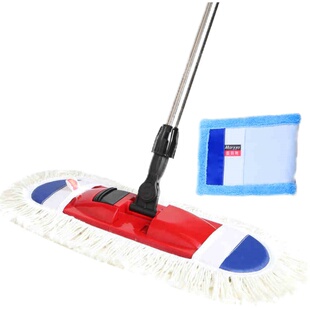 美丽雅平板拖把套布式棉布平拖超细纤维墩布木地板干湿两用拖家用