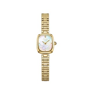 飞亚达表手链款小福蝶女士小金表复古手表石英贝母表盘女表865036