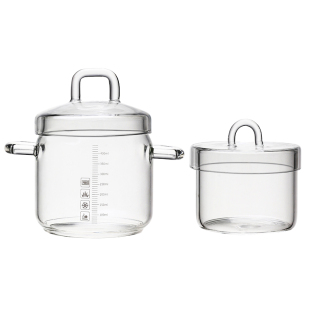 养生壶玻璃隔水炖盅燕窝内胆蒸杯专用锅透明小配件甜品煲汤耐高温