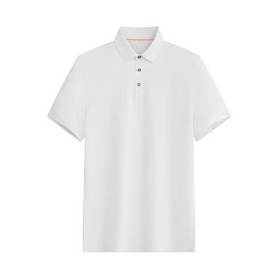 霞湖世家80支凉感短袖polo衫男