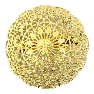 欣怡古装合金头饰新款陆贞传奇女官宫廷发饰夹复古发夹金色夹饰品