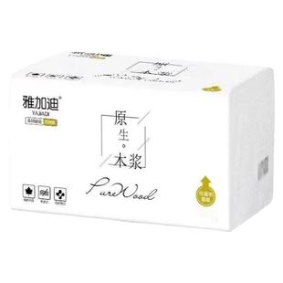 雅加迪臻选原木抽纸家10大包用可擦脸清洁柔软餐厅纸巾家用实惠装