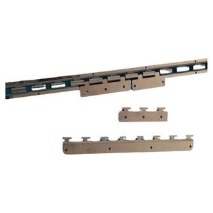 全磁条商用软pvc皮门帘龙骨架夹片塑料挂钩轨道不锈钢安装配件