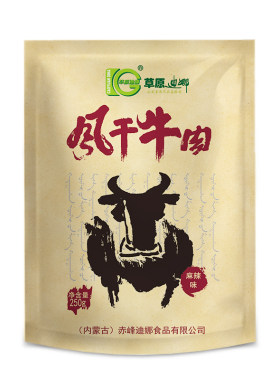 草原迪娜牛肉干内蒙古250g特产