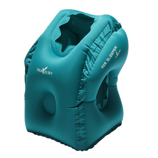 旅行常备脖子爬睡趴睡觉神器充气护颈枕长途飞机飞行办公室午睡