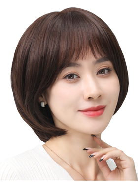 美蝶真人发丝透气挂耳假发