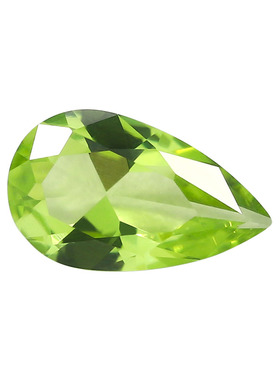152#梨形果绿色合成纳米裸石 水滴形合成宝石耐高温镶嵌散珠
