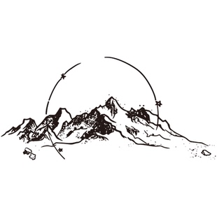 她画 海浪果汁贴 草本纹身贴纸海娜文身刺青防水女持久男手腕