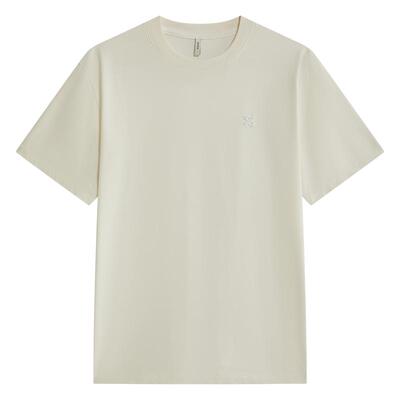 【5A抗菌/凉感】ZIOZIA通勤男装25夏季透气圆领短袖T恤ZTEE2625A