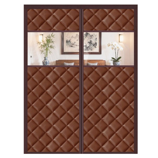 大门农村别墅冬季加厚棉门帘挡风防寒遮挡隔断帘子保暖防风自建房