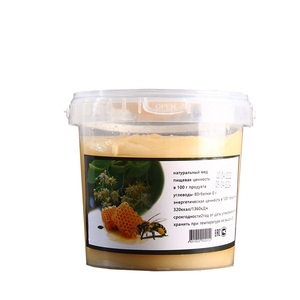 俄罗斯椴树蜜蜂蜜纯正天然原装进口食品雪蜜正宗黄蜂巢结晶无添加