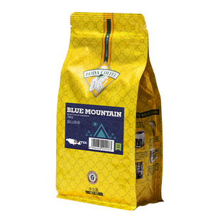 博达蓝山咖啡豆中度烘焙精品蓝山风味现磨纯黑咖啡粉454g