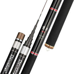 岩月8传统钓鱼竿手竿9正10超轻超硬11碳素12长节19调长杆13米炮竿