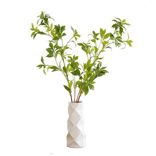 玐玖琦珥假花仿真花摆设仿真绿植马醉木长枝落地客厅摆件装饰花艺