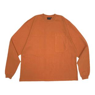 WEDENBORG原创日系水洗做旧圆领宽松阿苏特深灰色蜡染长袖T男春秋