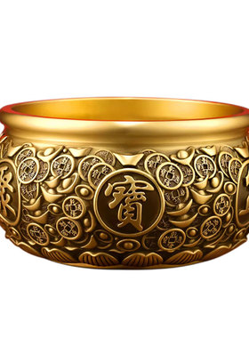 铜香炉供奉套装供香供杯财神佛具