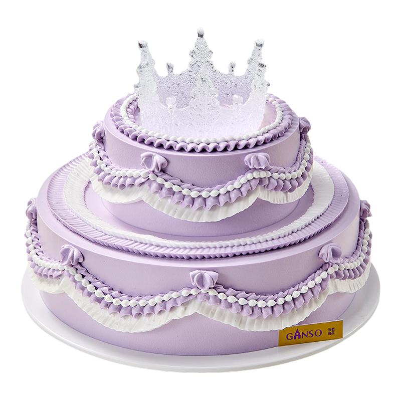 【多层】元祖生日蛋糕女神驾到同城网红纪念日订婚甜品送礼下午茶