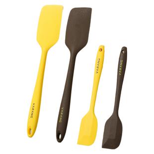 日本耐高温家用一体式食品级硅胶软刮刀烘焙奶油铲子蛋糕抹刀搅拌