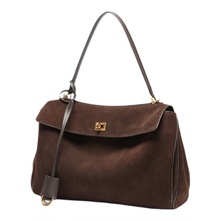 fed麂皮大容量托特包女磨砂皮通勤凯莉包手提包BFA9093A/BFA9124A