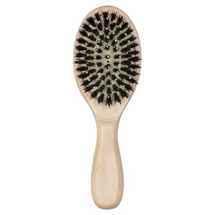 NITORI宜得利家居 猪鬃毛气垫梳木梳按摩梳微弧蓬松梳迷你女士