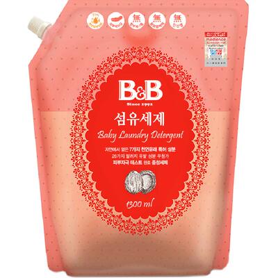 韩国保宁补充装婴儿洗衣液1300ml