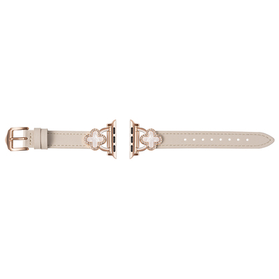 匠戴适用iWatch四叶草镶钻表带