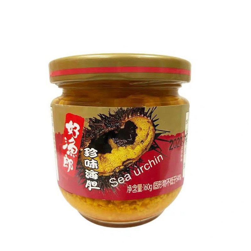 3瓶好渔郎珍味海胆罐头开罐即食