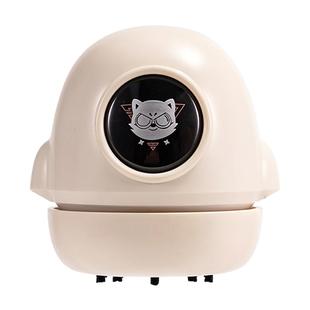 得力桌面吸尘器清洁文具学生用吸橡皮擦屑铅笔灰儿童电动小型迷你充电可爱学习书桌上自动清理吸灰机键盘神器