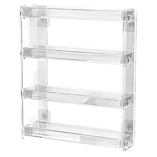 壁挂化妆品收纳盒透明多层展示架宿舍梳妆台香水口红护肤品置物架