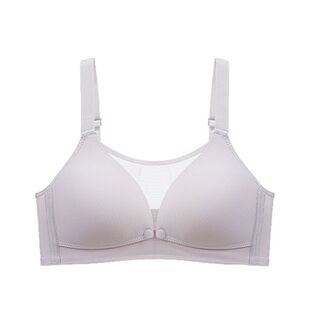 哺乳期文胸罩聚拢产后喂奶母乳期内衣前开扣无钢圈薄款喂奶专用