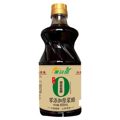 黑谷田山西老陈醋纯粮酿造古法工艺泡黑豆3.5度十年原浆《0添加》