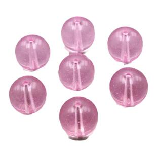 4 6 8 10 12mm水晶玻璃光面圆珠手工diy手项链耳饰品材料配件材料