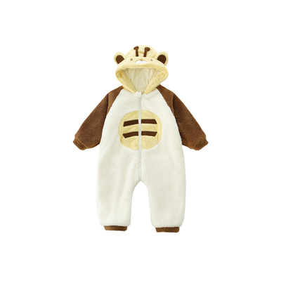 【冬上新】男童加绒家居服爬爬服