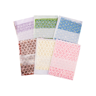 谷美素材纸扎痛包diy材料粉色装饰物手帐拼贴打底纸镂空特种纸