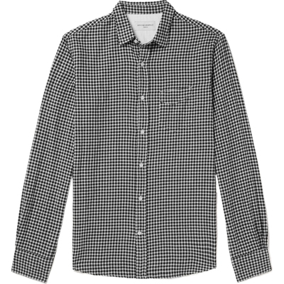 【折扣】Officine Générale男士格纹棉质混纺法兰绒衬衫